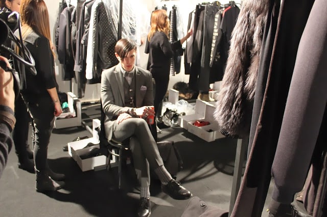 Backstage e sfilata John Richmond FW14-15