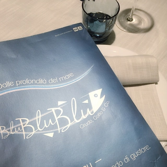 BLU BLU BLU: il mare a Milano #foodexperience