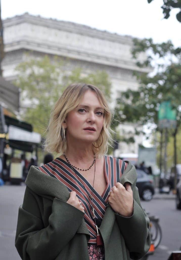 Parigi fashion week: un look anni '70 ispirato ai colori Pantone. 6