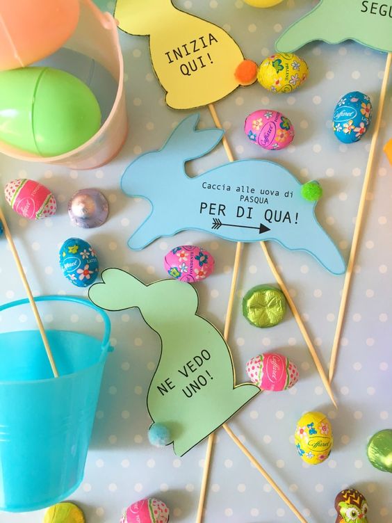Kit Decorazione Uova Di Pasqua JINGTOPS - 109 Pezzi Con Colorazioni, Pendenti Legno E Accessori Per Bambini