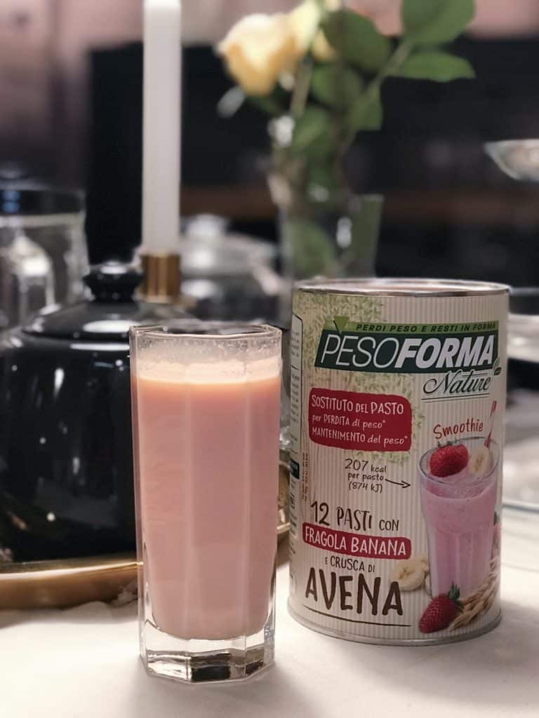 Smoothie fragola banana