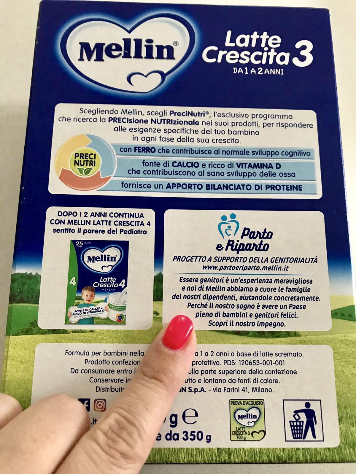Latte per bambini. Parto e…riparto: Mellin rinnova la gamma latte 2 e 3 8