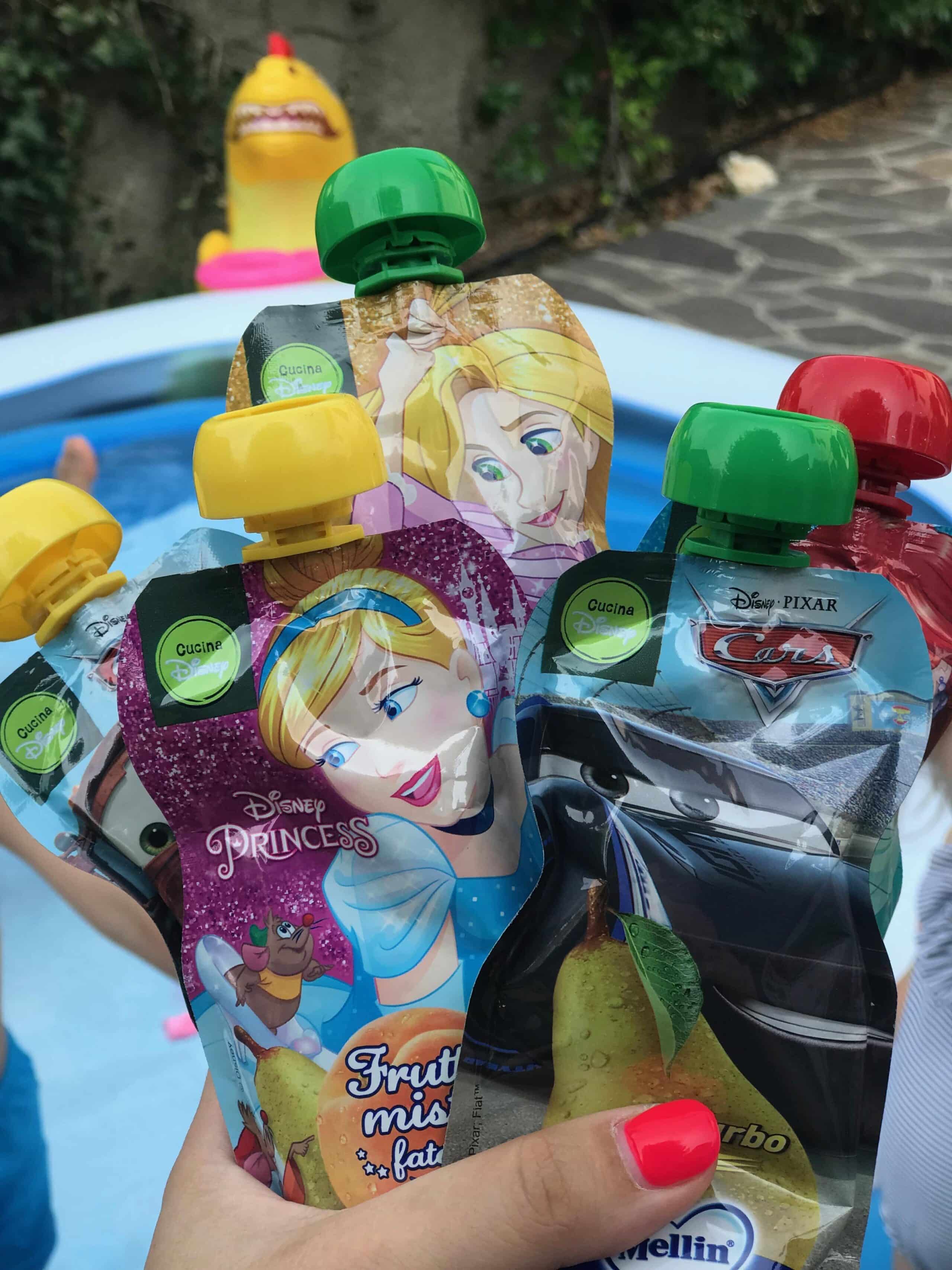 Merende di frutta per bambini: arrivano i nuovi pouches Mellin con i personaggi Disney 3