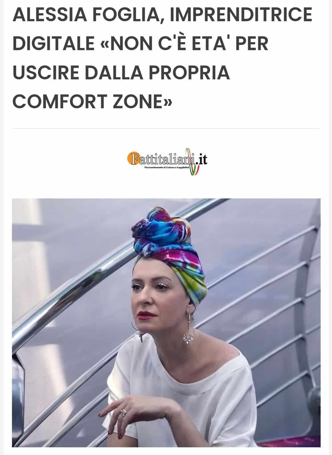 Alessia Foglia intervista per Fattitaliani 3