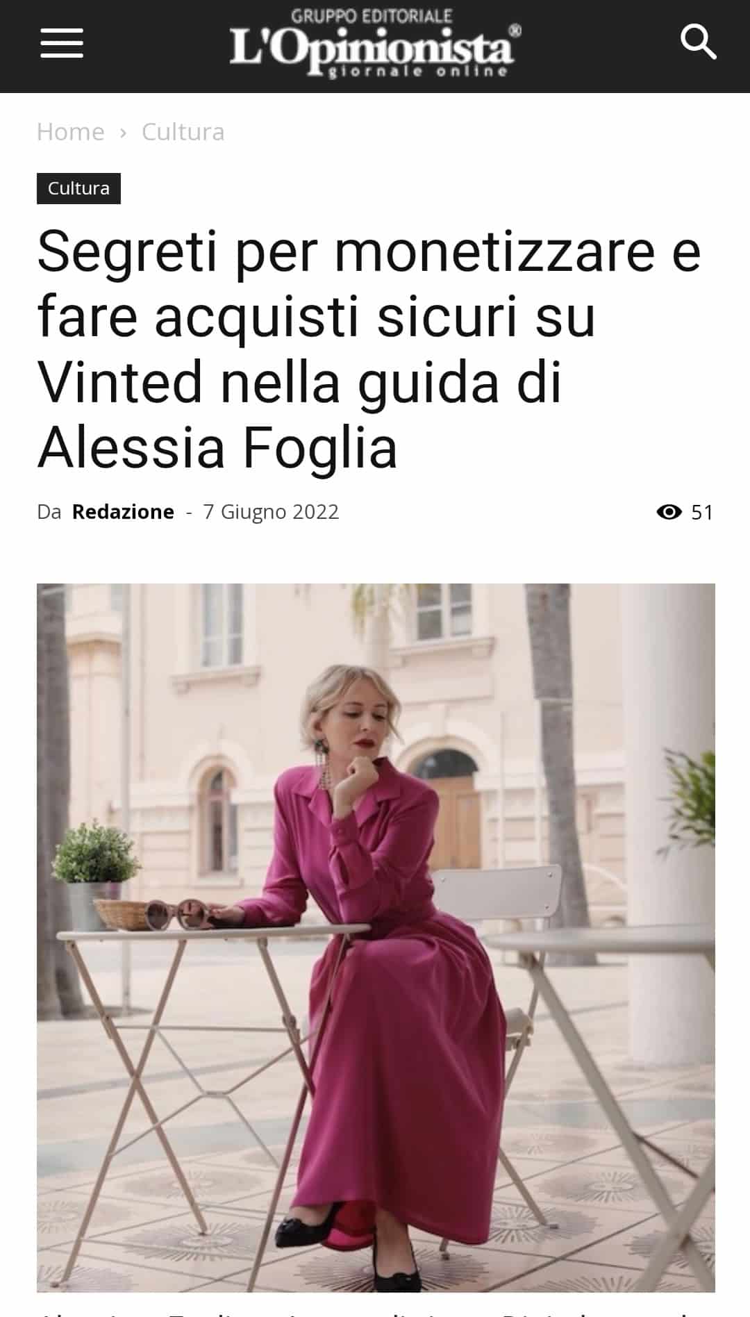 Alessia Foglia intervista per Fattitaliani 5