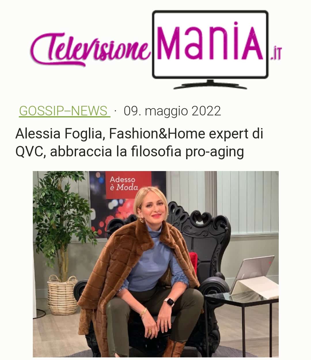 Alessia Foglia intervista per Fattitaliani 8