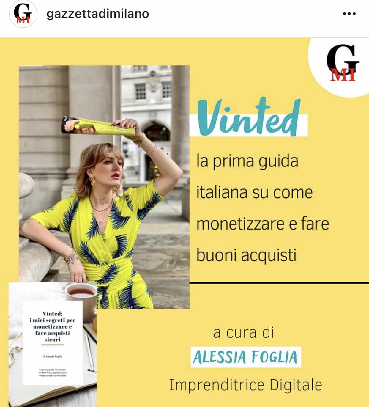 Alessia Foglia su Gazzetta di Milano